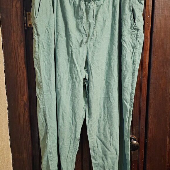 GAP Linen Pant / Womens / XXL / TEAL - Picture 2 of 5